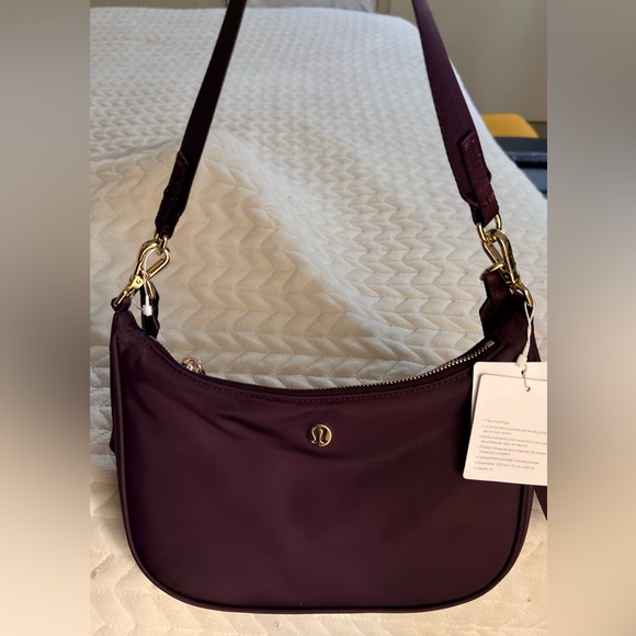 lululemon athletica Handbags - Lululemon Athletica Dark Purple Shoulder Bag